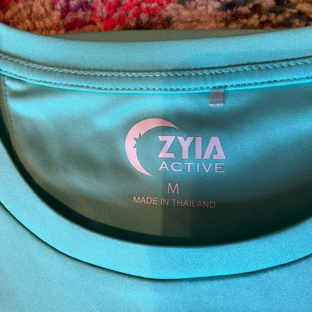Zyia Active Turquoise Top